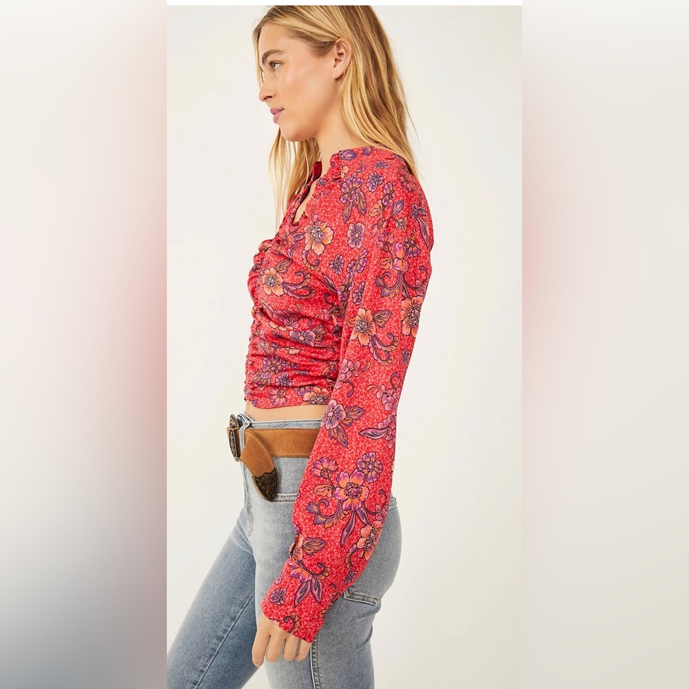 NWT BEAUTIFUL FREE PEOPLE WOMENS BLOUSE - Picture 6 of 12